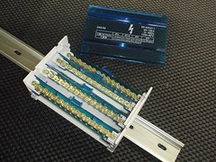 POWER DISTRIBUTION COMMON BLOCK 60 POLE DIN RAIL 048-88