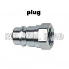 For Parker 6605-6-6 Steel Female Hydraulic Quick Coupling with valve 3/8 in
