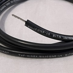 GTO15 Paige 981514 Black By The Foot High Voltage Wire Silicone Insulated Cable