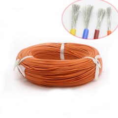 10~28AWG Orange Silicone Cable Flexible Wire UL 0.08mm RC 2000V HV Wires VW-1