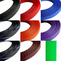 Braided Sleeving Size 25mm Sleeve Sheathing Expand Wire Protect Loom Nylon Wire