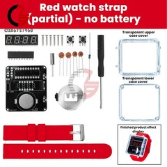 DIY Electronic Kit LED Digital Watch Kit DIY Clock Soldering Project Practice