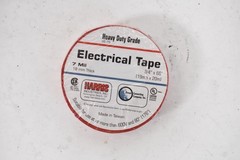 9pc Harris Industries Electrical Tape 3/4 X 66ft 7 Mil Red Wire Made In Taiwan