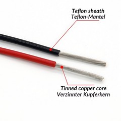 PTFE FEP UL1332 Wire Stranded Cable Tinned Copper 28/26/24/22/20/18/16/14/12AWG