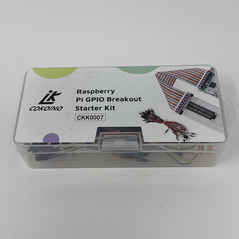 LK Cokoino Raspberry Pi GPIO Breakout Kit T-Type Board Breadboard Jumper Cables
