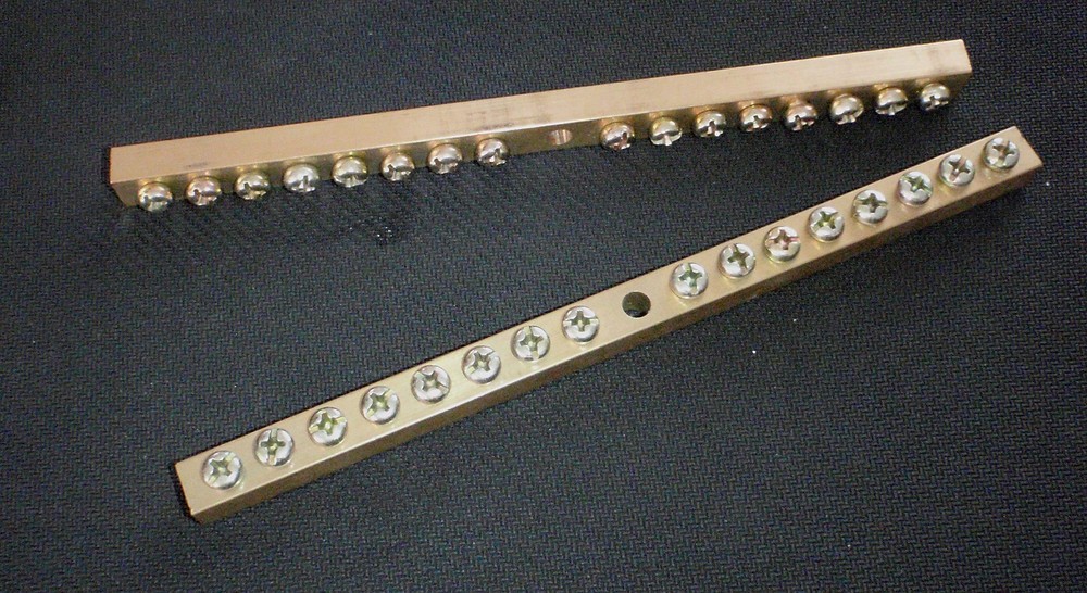 GROUNDING BUS COMMON NEUTRAL BAR #20-10 AWG GB16-172