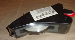 Lot of 2 Brady 64894 Indoor Outdoor Vinyl Tape B-580 White on Black 1/2″ NEW