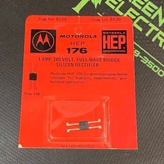 HEP176 – MOTOROLA – Bridge Rectifier, Single Phase 2.0 Amp