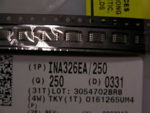 2 Burr-Brown INA326EA Precision Lo-Drift CMOS Amp ICs