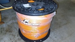 Industrial Grade Copperhead 14 AWG 30 Mil Orange Tracer Wire 2500ft Roll – New