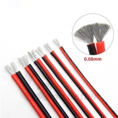 2 Core Red And Black Cable Parallel Flexible Silicone Wire Car Auto 28AWG – 8AWG