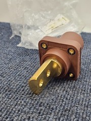 Hubbell HBLMRB2BN: Single Pole Receptacle, 400 Amp. 2 Hole, 600 Volts