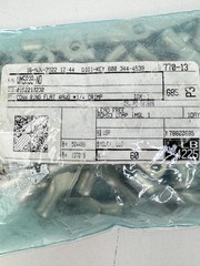 x60 MOLEX TIN PLATED Copper Ring Lug Terminal Connector #4 Wire Gauge 1/4″ Stud