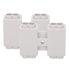 2Pcs High-Power Wiring Splitter Non-Breaking Design Main Function Terminal Block