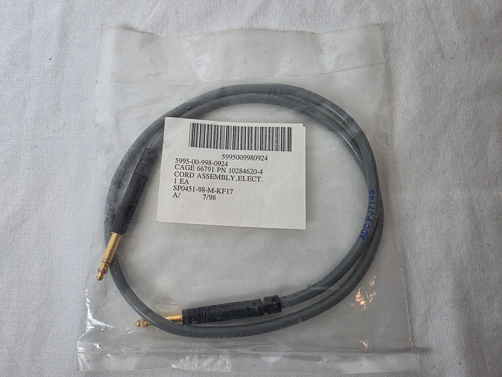 Te Connectivity Networks phone cord, 5995-00-998-0924, SP0451-98-M-KF17 – NEW