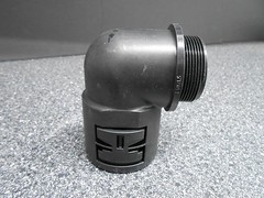 REIKU PAWVB-36M40 IP67 90° CONDUIT ELBOW INTEGRATED SEAL MALE THREAD
