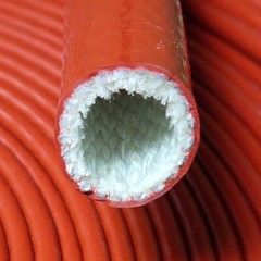 Silicone/Fibreglass Fire Sleeving Heat Shield Sleeve Φ 4-130mm