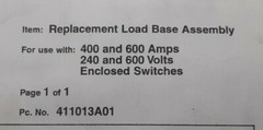 Siemens W30644 I-T-E Replacement Load Base Assembly