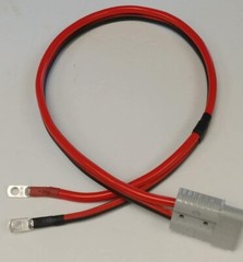 Quick 175 PRO Battery Cable Assembly HEAVY REAL 2 Ga AWG lug/terminal/clamp Gray