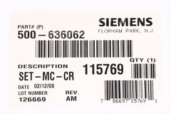 SIEMENS 500-636062 SET-MC-CR RED FIRE ALARM CEILING SPEAKER/STROBE