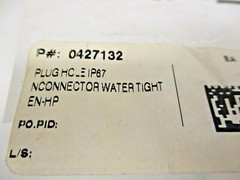 PLUG HOLE IP67 NCONNECTOR WATER TIGHT EN-HP, LOT OF 11