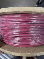 18AWG Solid Bare Copper 2 Conductor Shielded Plenum Red, Fire Alarm Cable 1000′