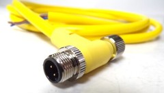MENCOM, QD CORDSET, MDC-T-4MFP-SB02, MICRO DC, 4 WIRES, 2 PINS, 4 AMPS, 300 VAC