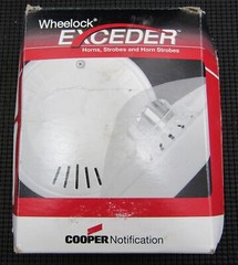 WHEELOCK COOPER NOTIFICATION HSRC 12/24VDC RED CEILING HORN/STROBE – NEW IN BOX