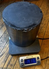Silicon Si Crystal Ingot Wafer Material 14lbs 13oz. 6” tall x 6” diameter