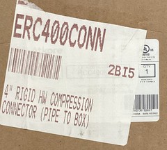 RCC400KON Atkore 4″ Threadless Rigid Compression Connector