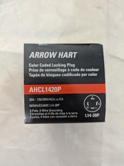 ARROW HART EATON 1614111 | AHCL1420P 20A 125/250V ORANGE AND BLACK 3P 4W