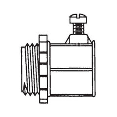 SEPCO 1111, 3/4″, Die-Cast Znc, Concrete Tight, Set Screw, EMT Con Cnnctr, 1pc