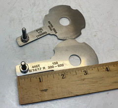 (Qty 2) ROSEDALE 1/2″ Grounding Rings (08705-3002 0050, 300-600, 446T) 316L