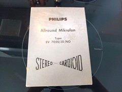 Original box Philips Allround Mikrofon – Type EV 7020/20 / NO (E)