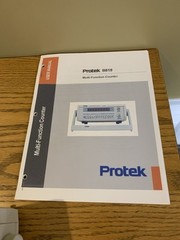 Protek B-818 Multi Function Counter with manual. Powers on.