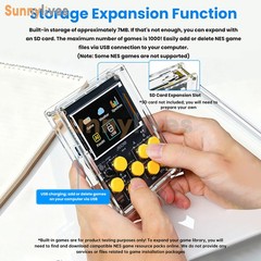 DIY Game Console Kit LCD Multifunctional Weather Clock AI Voice Dialogue Gift