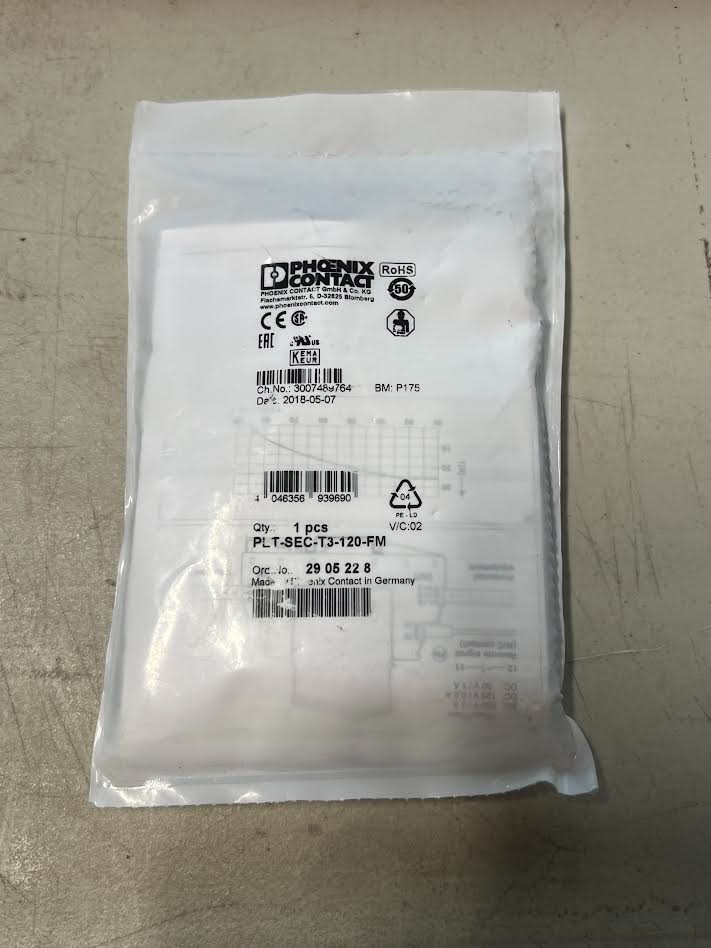 Phoenix Contact PLT-SEC-T3-120-FM Type 3 surge protection device New NIB Sealed