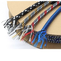 4mm 8mm 12mm PET&PP Cotton Yarn Mixed Braided Cable Sleeving/Harness/Sheathing