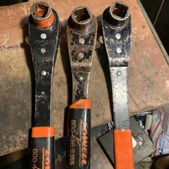 LOT OF (3) I FARGO 2 Lowell Reversible Lineman Ratchet 1 x 1-1/8 x 3/4 USA