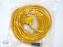 Turck CSSM CKM 12-12-18/S101 Yellow 12 Position 18G M/F Cord (18M)