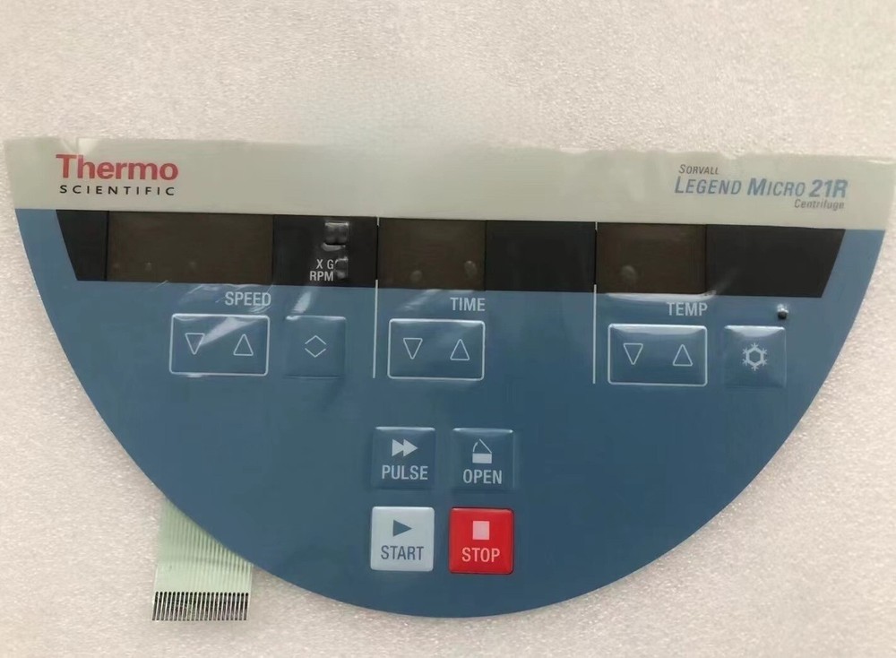 Operating Membrane Overlay for Thermo Legend Micro 21R Refrigerated Centrifuge