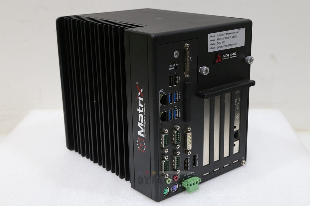 ADLINK used MXC-6323D(G) Industrial Fanless Computer Working ELEC-I-3034=9M17
