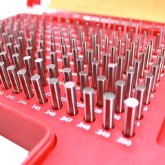 Pin Gauge Pin Gage Set 190/250pcs M1 M2 Class ZZ Metric Steel for Maintenance N