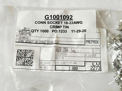 1,000 TE Connectivity Connector Contact Socket Pin 18-22AWG TIN CRIMP 1318912-1