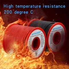 16 Gauge Silicone wire spool red and black each 50ft Flexible 16 AWG St