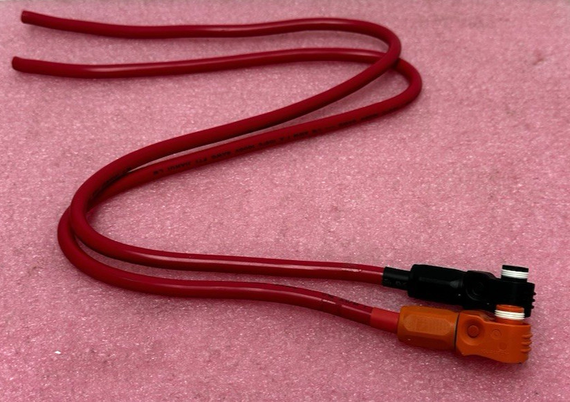 EG4 Battery Cables 30″ – Red Set 6 AWG – Amphenol Radsok Connectors