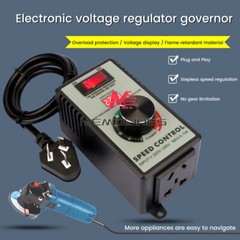 4000W Electronic Voltage Regulator Stepless AC Motor Speed Controller 110V/220V