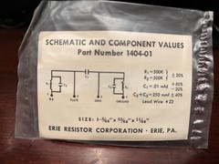 NOS ERIE Printed Electronic Circuit (PEC) 1404-01 Couplate Bulplate Module