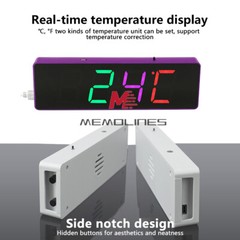 5V DIY Electronic Clock Kit LED Digital RGB Clock Time Temperature Date Display