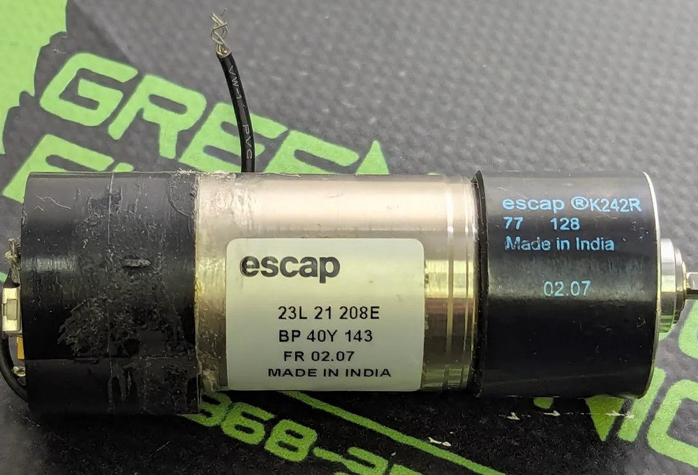 23L-21-208E – ESCAP – MOTOR GEARBOX W/ ENCODER – USED – BP-40Y-143 ESCAP K242R 7